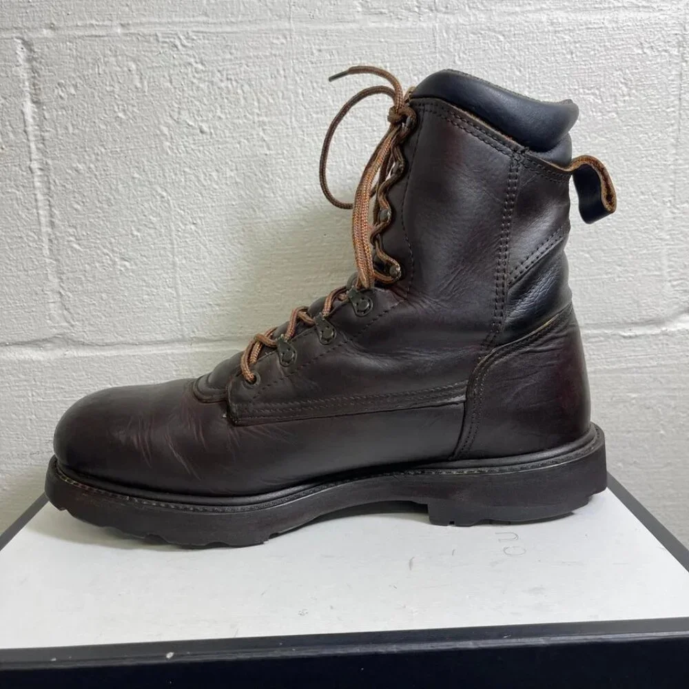Red Wing 2264 Brown Leather Work‎ Steel Toe Boots Waterproof Lace Up Men's 13 EE
